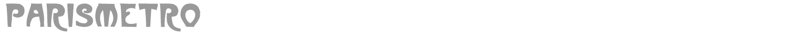 ParisMetro font preview